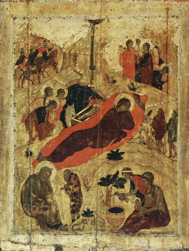 Рождество Христово. Икона. Андрей Рублёв
