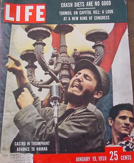 Фидель Кастро. Обложка журнала Life